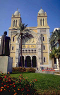 casablanca cathedral statue 1980s 1990s A4 Photo Print
