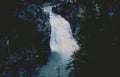 cascade falls adirondacks Vintage A4 Photo Print