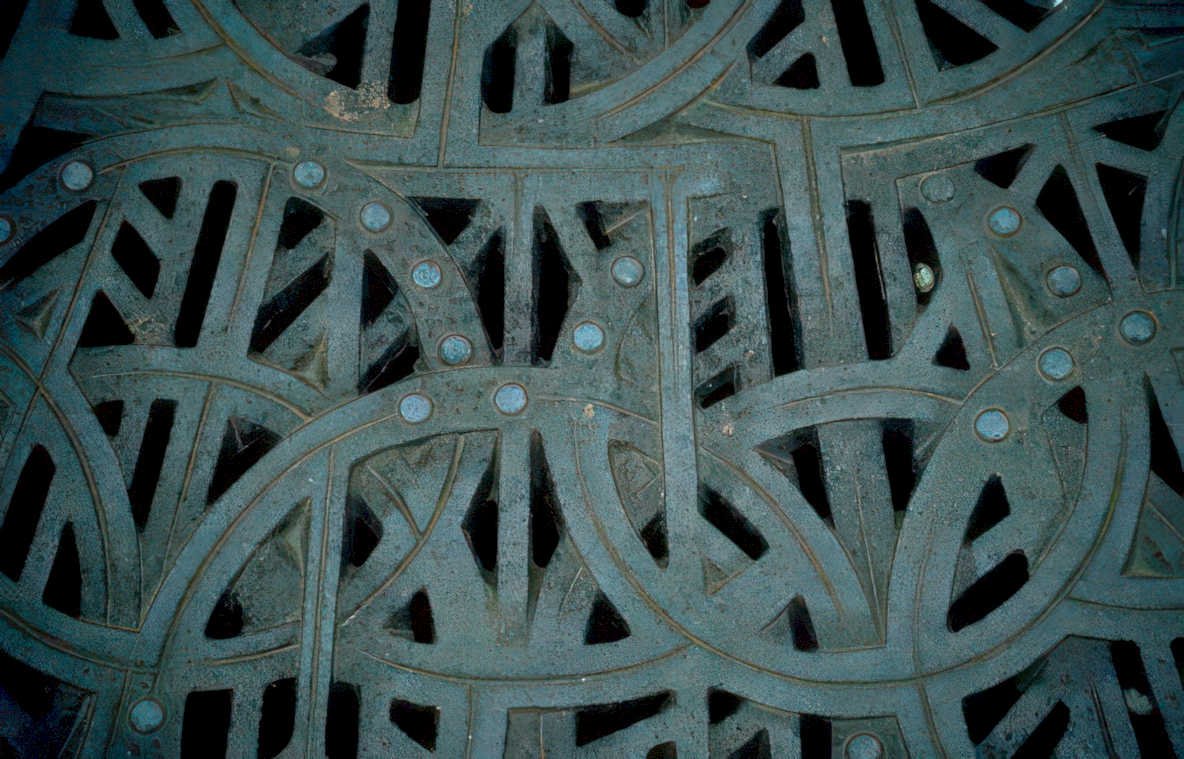 cast iron drain Vintage A4 Photo Print
