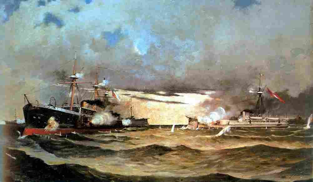 castillo battle of angamos Art A4 Photo Print