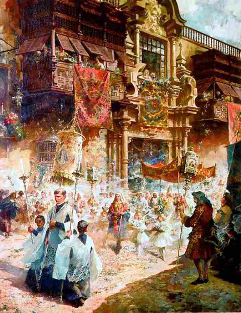 castillo corpus christi Art A4 Photo Print