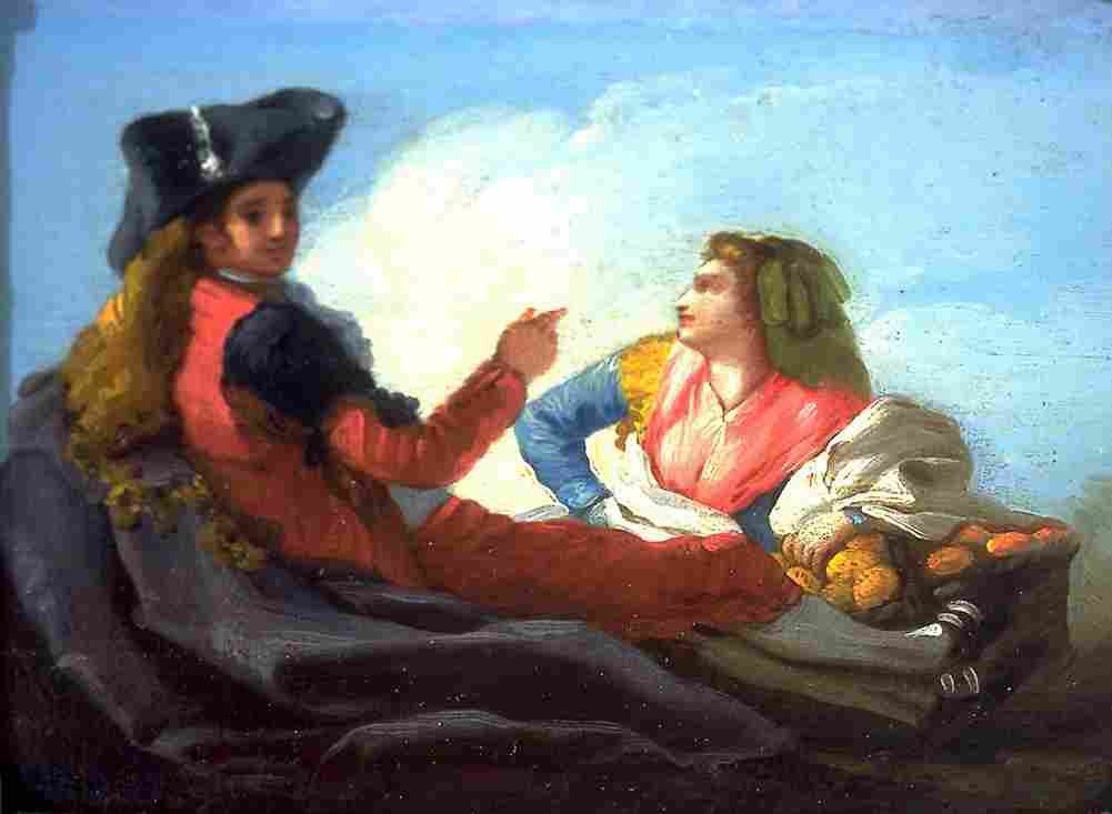 castillo jose reclining figures Art A4 Photo Print