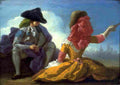 castillo jose seated figures Art A4 Photo Print