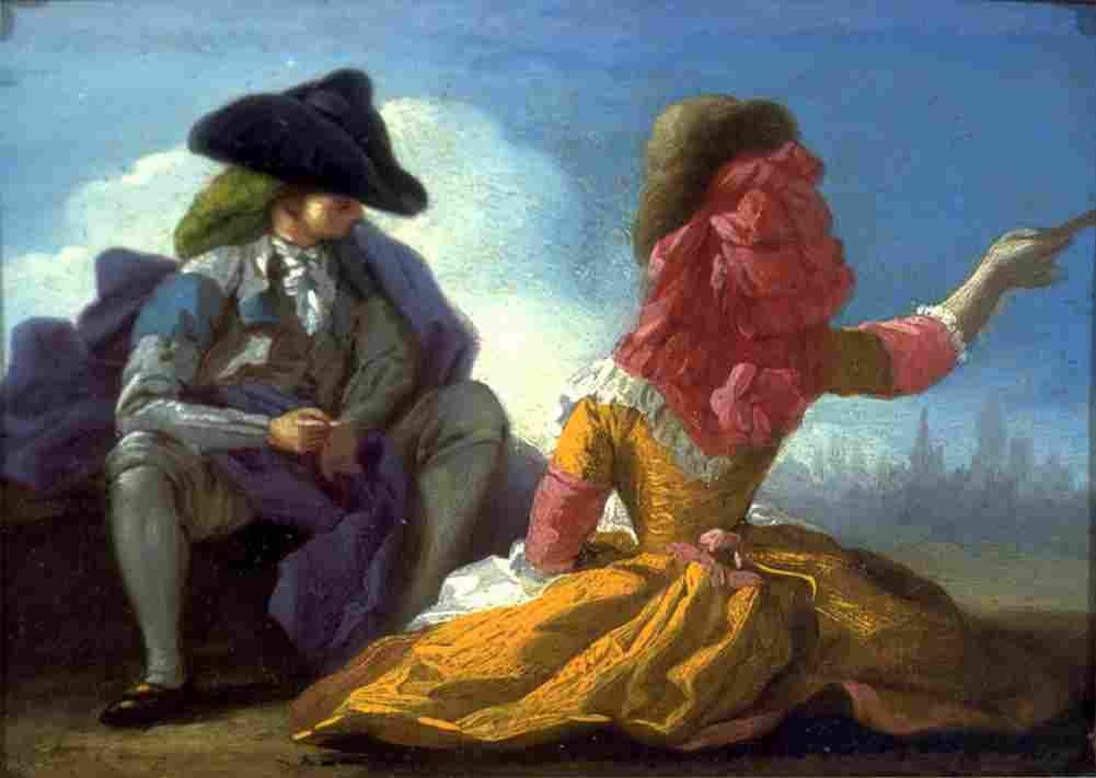 castillo jose seated figures Art A4 Photo Print