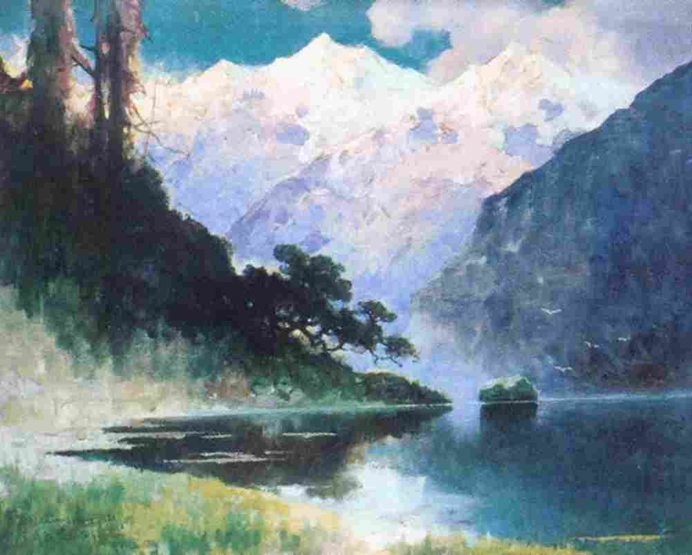 castillo landscape Art A4 Photo Print