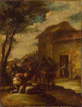 castillo y saavedra loading the mules Art A4 Photo Print
