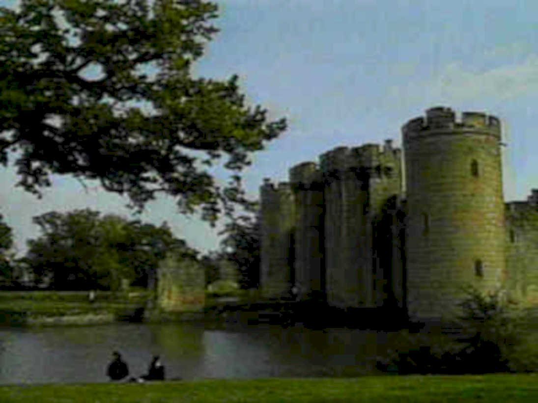 castle moat towers1980s 1990s A4 Photo Print