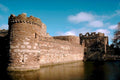 castle moat wall1980s 1990s A4 Photo Print