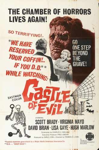castle of evil  01 film star poster A4 Photo Print