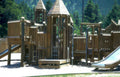 castle play structure Vintage A4 Photo Print