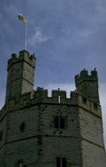 castle tower flag 1980s 1990s A4 Photo Print
