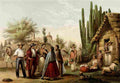 castro mexicans in a rural scene Art A4 Photo Print