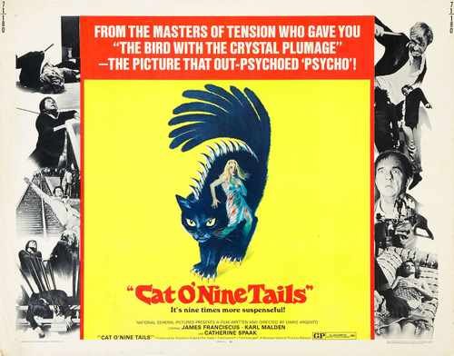 cat o nine tails  03 film star poster A4 Photo Print