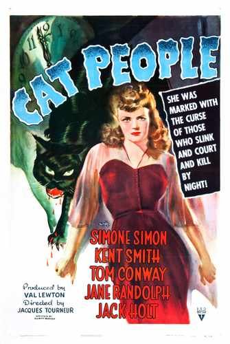 cat people  01 film star poster A4 Photo Print
