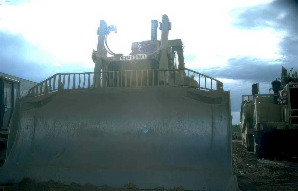 caterpillar bulldozer d7 Vintage A4 Photo Print