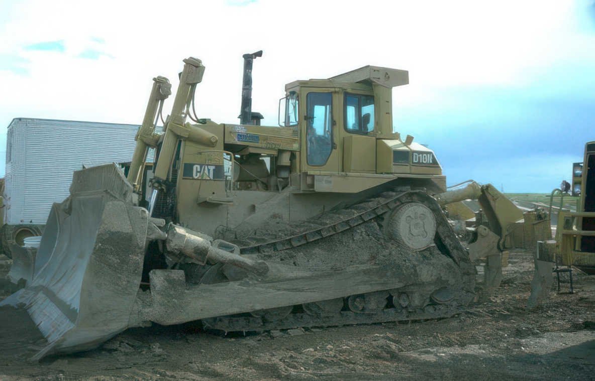caterpillar d10n bulldozer Vintage A4 Photo Print