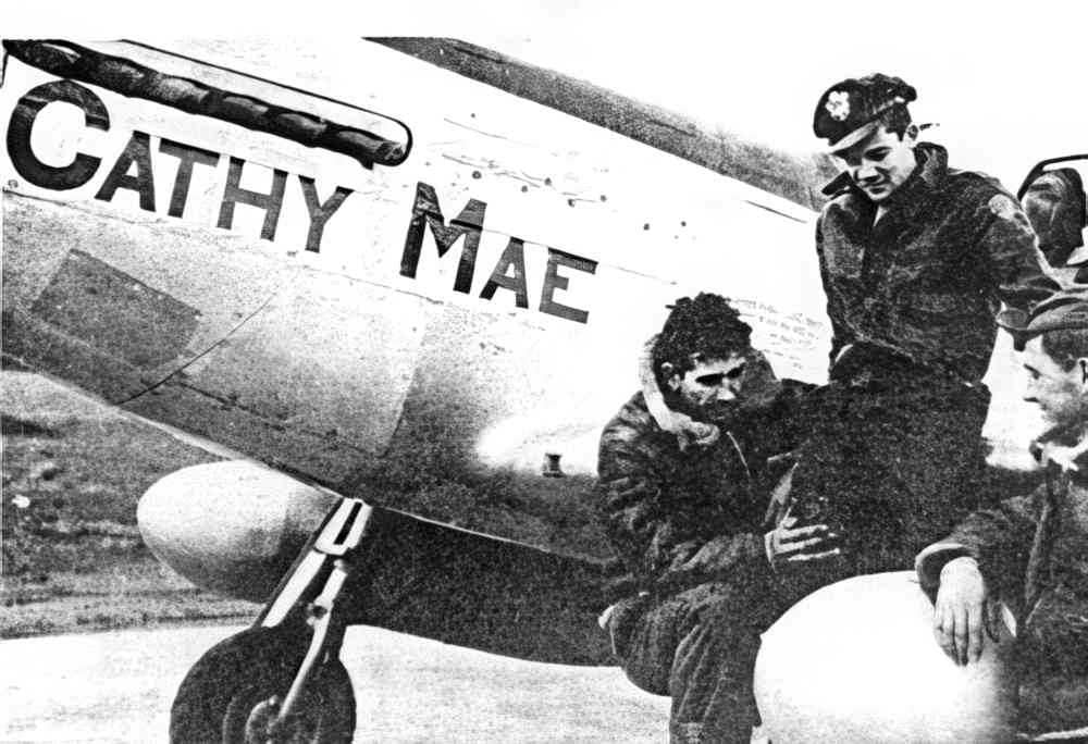cathy mae airplane Vintage world war A4 Photo Print