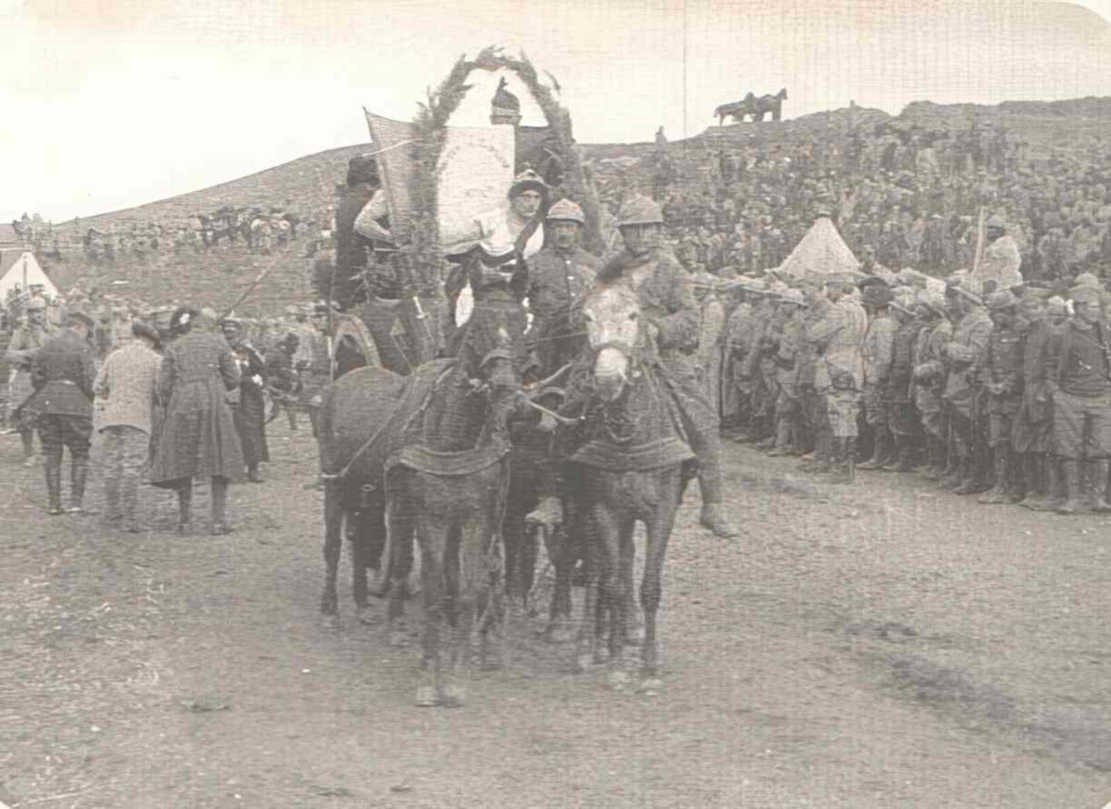 cavalry victory banner Vintage world war A4 Photo Print