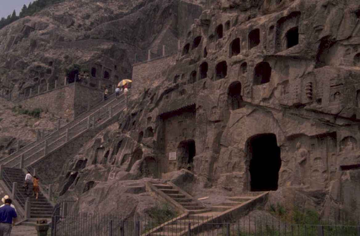cave temple complex 1980s 1990s A4 Photo Print