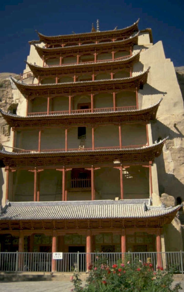 cave temple dunhuang 1980s 1990s A4 Photo Print