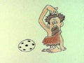 caveman stone tool1980s 1990s A4 Photo Print