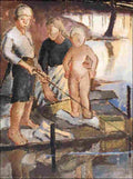 caw Fishing Art A4 Photo Print