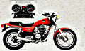 cb 450sc motorbike A4 Photo Print