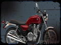 cb1100 dlx A4 Photo Print Motorbike Vintage Aged