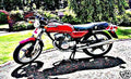 cb125 ta motorbike A4 Photo Print