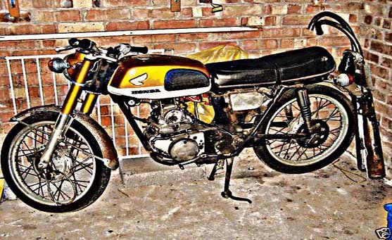 cb125k motorbike A4 Photo Print