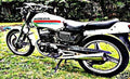 cb125tdj motorbike A4 Photo Print