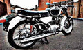 cb160 motorbike A4 Photo Print