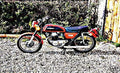 cb200 1975 motorbike A4 Photo Print