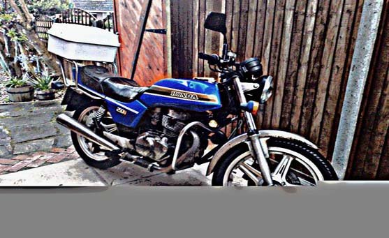 cb250 super dream motorbike A4 Photo Print