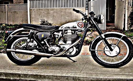 cb34 motorbike A4 Photo Print