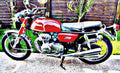 cb350f motorbike A4 Photo Print