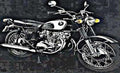 cb450 k1 motorbike A4 Photo Print