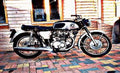 cb450 motorbike A4 Photo Print