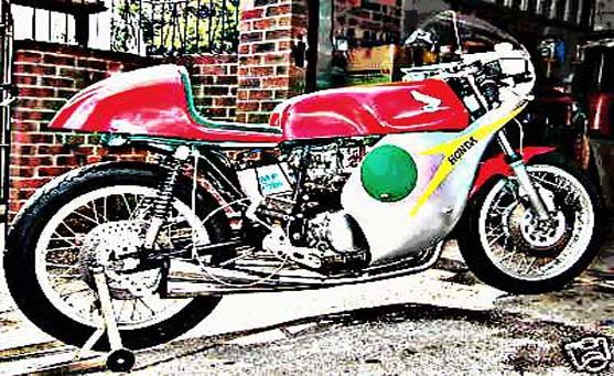cb500 4 motorbike A4 Photo Print
