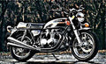 cb550k motorbike A4 Photo Print