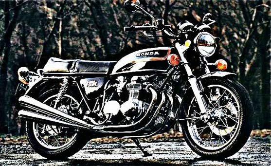 cb550k motorbike A4 Photo Print