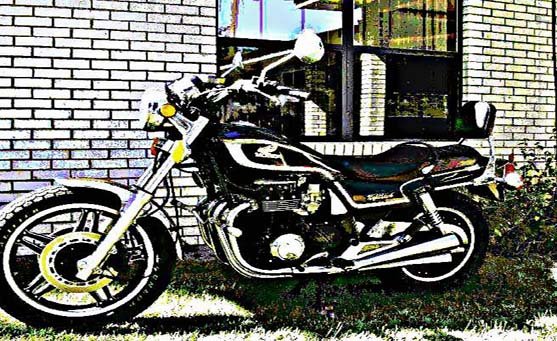 cb650sc motorbike A4 Photo Print