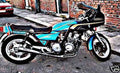 cb750 1981 motorbike A4 Photo Print