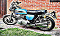 cb750 4 1 motorbike A4 Photo Print