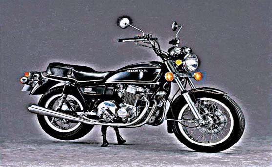 cb750 automatic motorbike A4 Photo Print