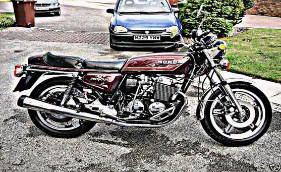cb750 f2 motorbike A4 Photo Print
