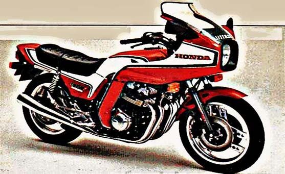 cb750 f2c motorbike A4 Photo Print