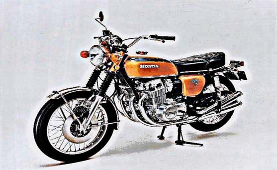cb750 k2 motorbike A4 Photo Print