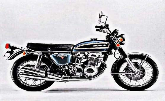 cb750 k4 motorbike A4 Photo Print
