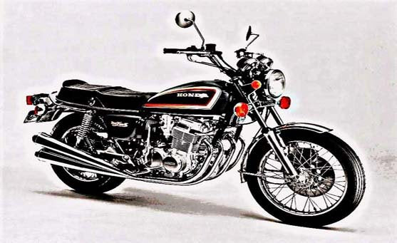 cb750 k7 motorbike A4 Photo Print